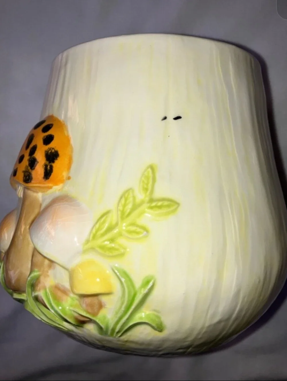 Vintage ARNELS Mushroom Cookie Jar Canister